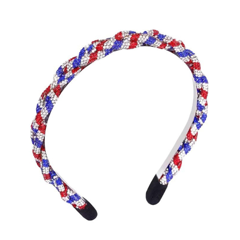Patriotic Rhinestone Headband