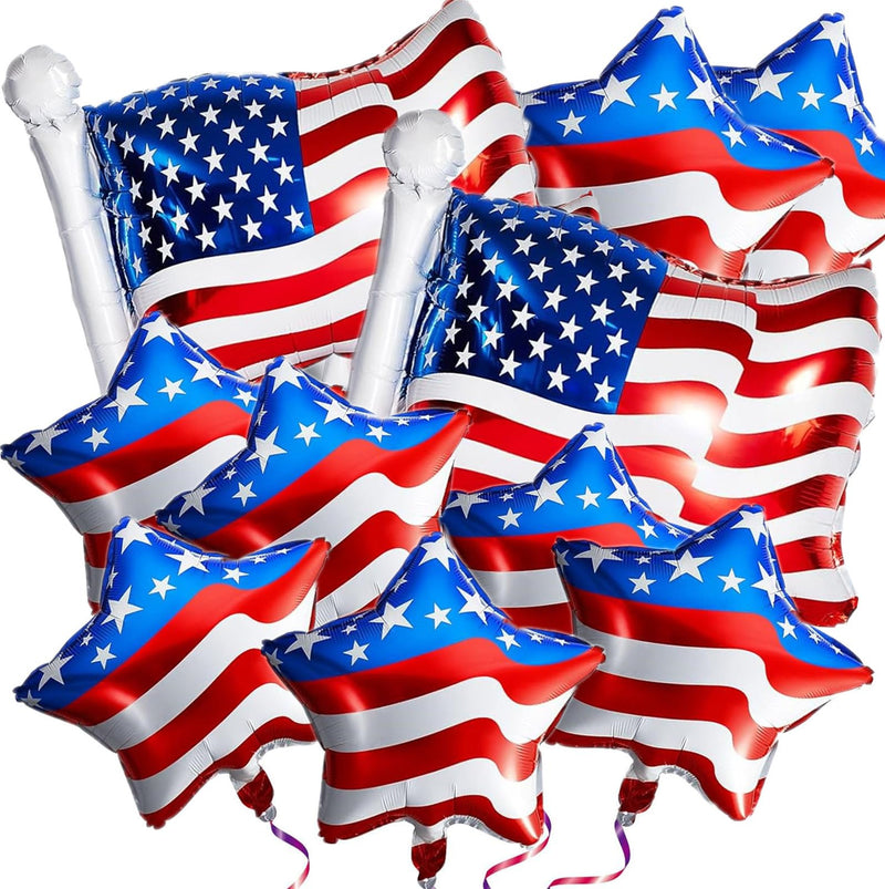 Patriotic Foil Balloons